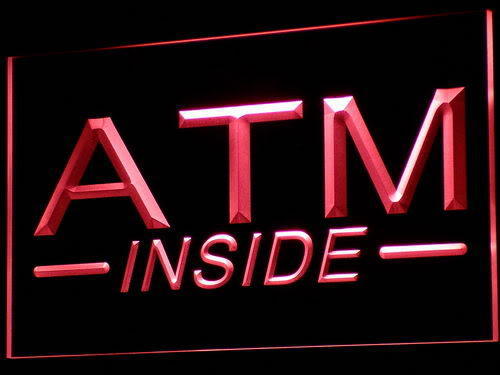 ATM Inside LED Light Sign